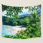 Hamoa Beach Hana Maui Hawaii Wall Tapestry Gallery Image 4