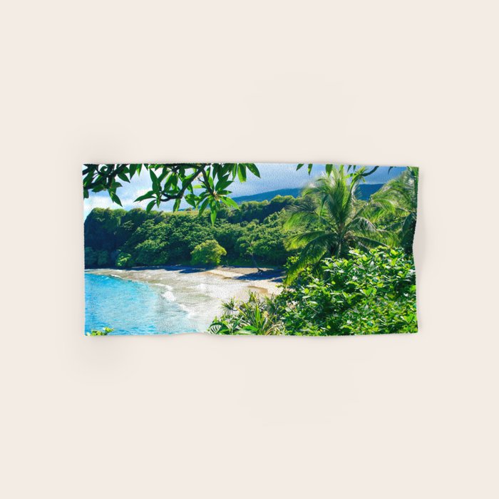 Hamoa Beach Hana Maui Hawaii Bath Towel Gallery Image 1