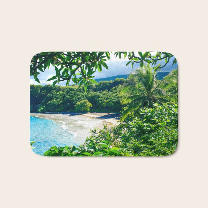 Hamoa Beach Hana Maui Hawaii Bath Mat Gallery Image 1