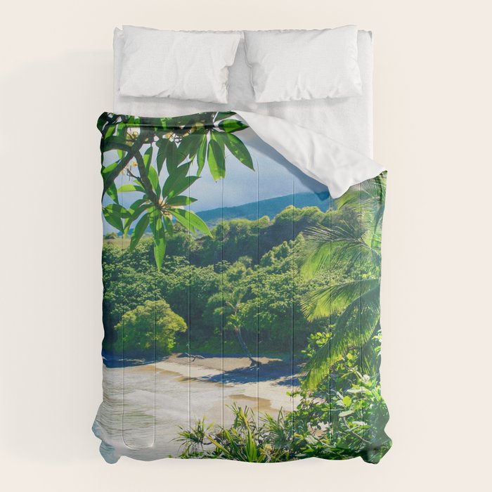 Hamoa Beach Hana Maui Hawaii Comforter Gallery Image 6