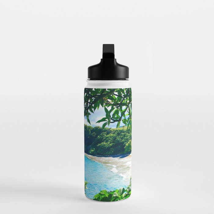Hamoa Beach Hana Maui Hawaii Water Bottle Gallery Image 3