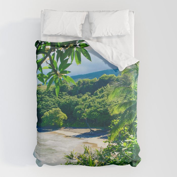 Hamoa Beach Hana Maui Hawaii Duvet Cover Gallery Image 1