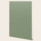 LAUREL TREE SOLID COLOR Plain Muted Green Shade Wallpaper Gallery Image 2