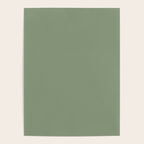 LAUREL TREE SOLID COLOR Plain Muted Green Shade Poster Gallery Image 4
