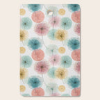 Abstract Dandelion Print in Retro Colors Cutting Board Gallery Image 1