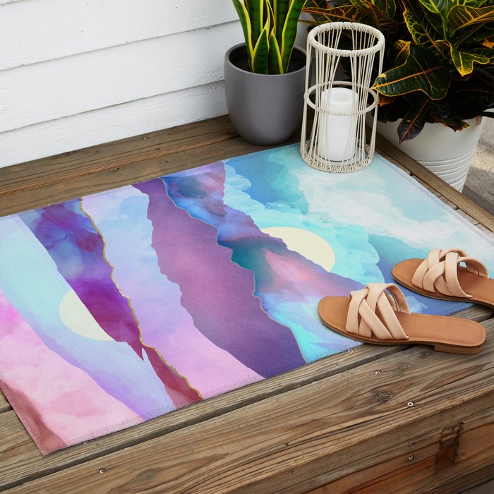 Opal Mountains Outdoor Rug Gallery Image 2