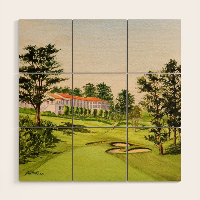 Olympic Golf Club 18th Hole Wood Wall Art Gallery Image 1