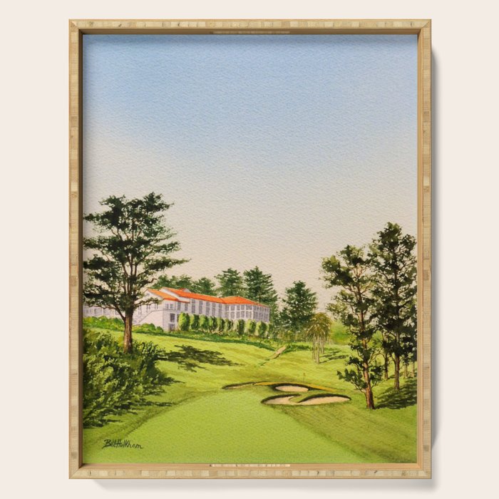 Olympic Golf Club 18th Hole Serving Tray Gallery Image 1