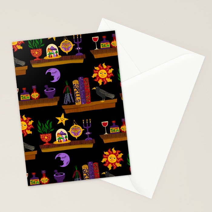 Witches Cabinet Stationery Card Gallery Image 2