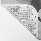 Surf Shadows - Monochrome Ocean Photography Bath Mat Gallery Image 2
