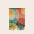 Colorful Modern Bold Circles MCM Artwork Wall Hanging Gallery Image 1