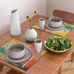 Colorful Modern Bold Circles MCM Artwork Placemat Gallery Image 2