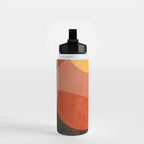 Colorful Modern Bold Circles MCM Artwork Water Bottle Gallery Image 2