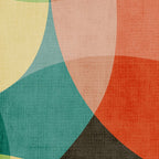 Colorful Modern Bold Circles MCM Artwork Coffee Mug Gallery Image 2