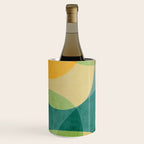 Colorful Modern Bold Circles MCM Artwork Wine Chiller Gallery Image 2