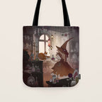 Apothecary Witch Tote Bag Gallery Image 1