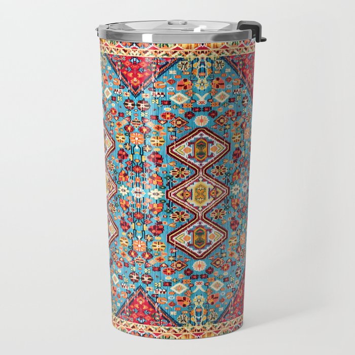 Colorful Kaleidoscope: Vintage Bohemian Moroccan Art Travel Mug Gallery Image 2