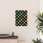 Funny retro cartoon sticker art pattern Poster Gallery Image 2