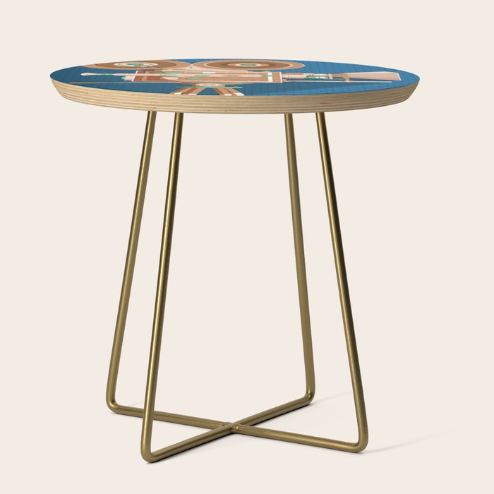 Cine Blue Lens Side Table Gallery Image 1