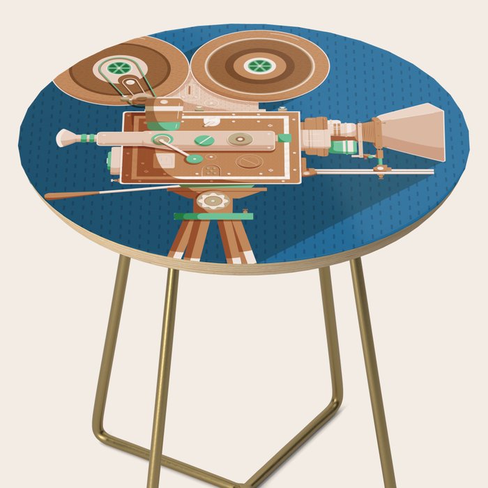 Cine Blue Lens Side Table Gallery Image 2