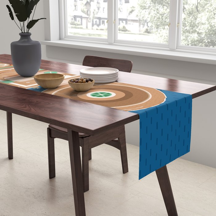 Cine Blue Lens Table Runner Gallery Image 2