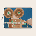 Cine Blue Lens Laptop Sleeve Gallery Image 1