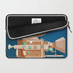 Cine Blue Lens Laptop Sleeve Gallery Image 2