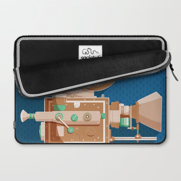 Cine Blue Lens Laptop Sleeve Gallery Image 2