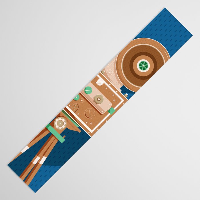 Cine Blue Lens Table Runner Gallery Image 3