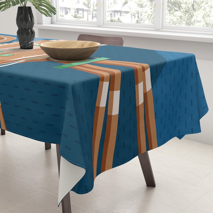 Cine Blue Lens Tablecloth Gallery Image 3