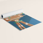 Cine Blue Lens Yoga Mat Gallery Image 2