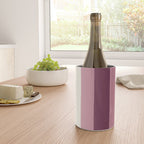 Bold Burgundy and Pink Striped Pattern Wine Chiller Gallery Image 4