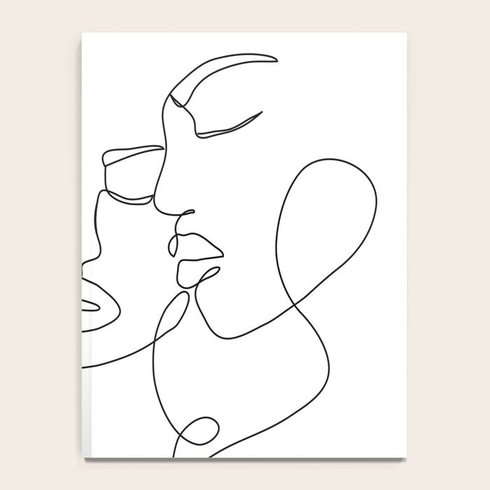 Line Faces 01  Notebook Gallery Image 4