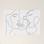 Line Faces 01  Welcome Mat Gallery Image 1