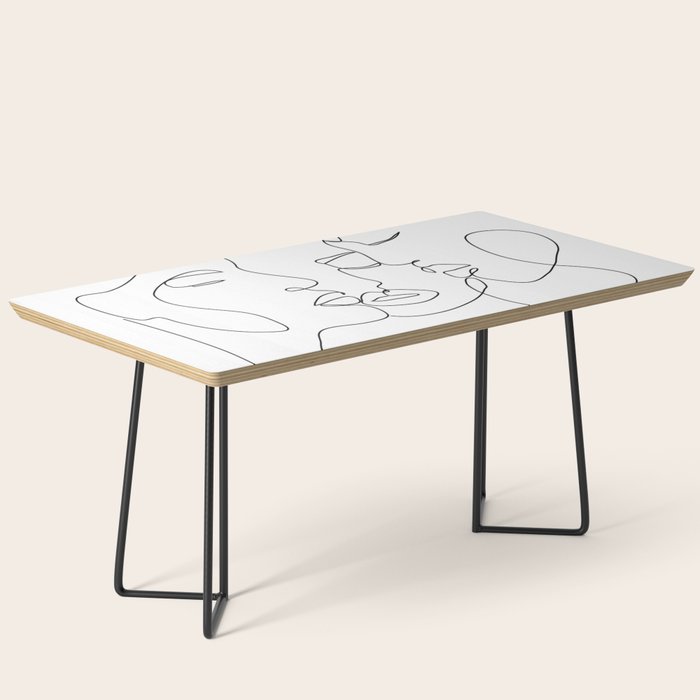 Line Faces 01  Coffee Table Gallery Image 1