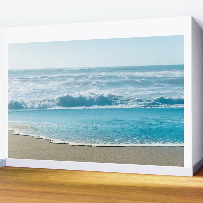 Blue Sea Backdrop Wall Mural Gallery Image 2