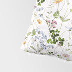 Hand Painted Watercolor Springflowers And Herbs Meadow  Pillow Sham Gallery Image 4