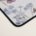 Hand Painted Watercolor Springflowers And Herbs Meadow  Desk Mat Gallery Image 4