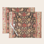 Antique Indian Agra Rug Print Placemat Gallery Image 1