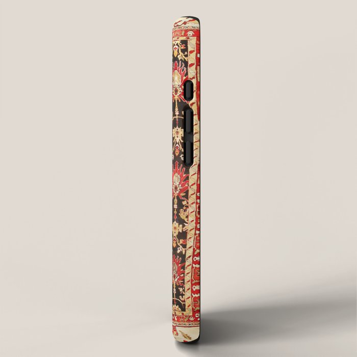 Antique Indian Agra Rug Print iPhone Case Gallery Image 2