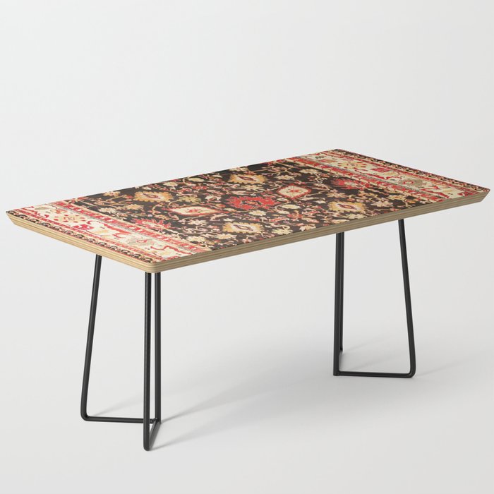 Antique Indian Agra Rug Print Coffee Table Gallery Image 1