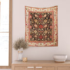 Antique Indian Agra Rug Print Wall Tapestry Gallery Image 2