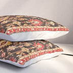 Antique Indian Agra Rug Print Pillow Sham Gallery Image 3