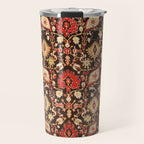 Antique Indian Agra Rug Print Travel Mug Gallery Image 1