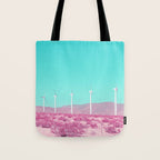 Palm Springs Windmills in the Desert Tote Bag Gallery Image 1