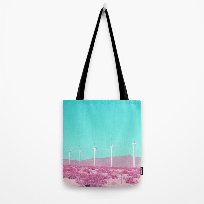 Palm Springs Windmills in the Desert Tote Bag Gallery Image 2