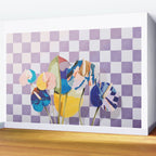 Modern artistic flowery tropical II Wall Mural Gallery Image 2