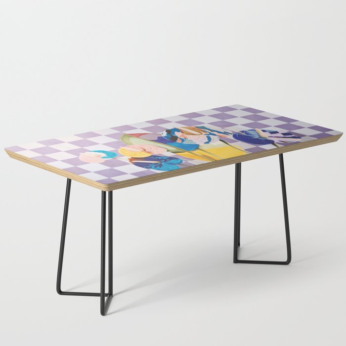 Modern artistic flowery tropical II Coffee Table Gallery Image 1