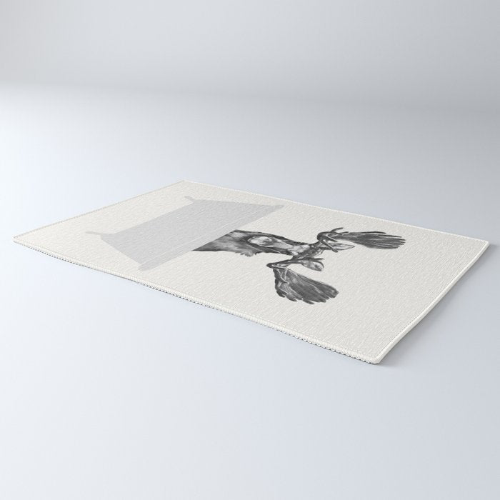 Vintage Moose in Bathtub Rug Gallery Image 3
