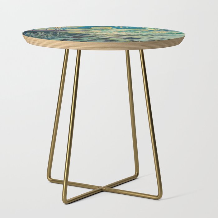 Landscape with lily pond Side Table Gallery Image 1